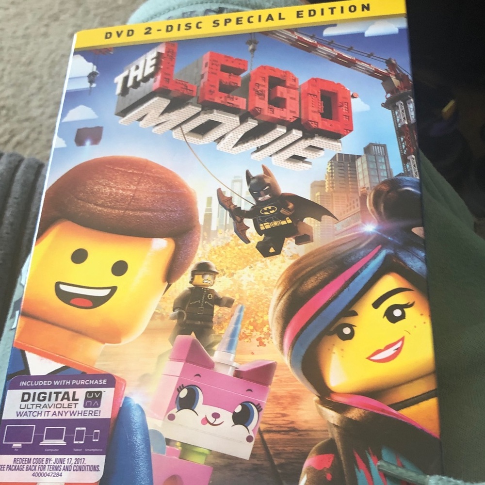 LEGO Movie Special Edition DVD with Colorful Characters